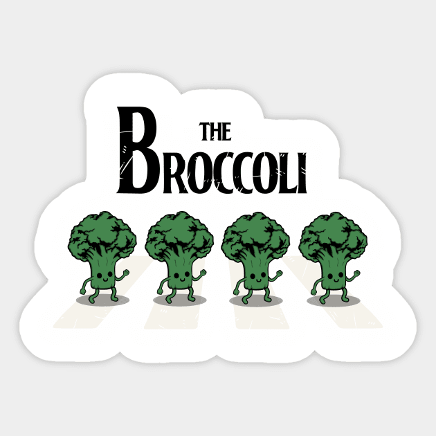 The broccoli Sticker by Melonseta